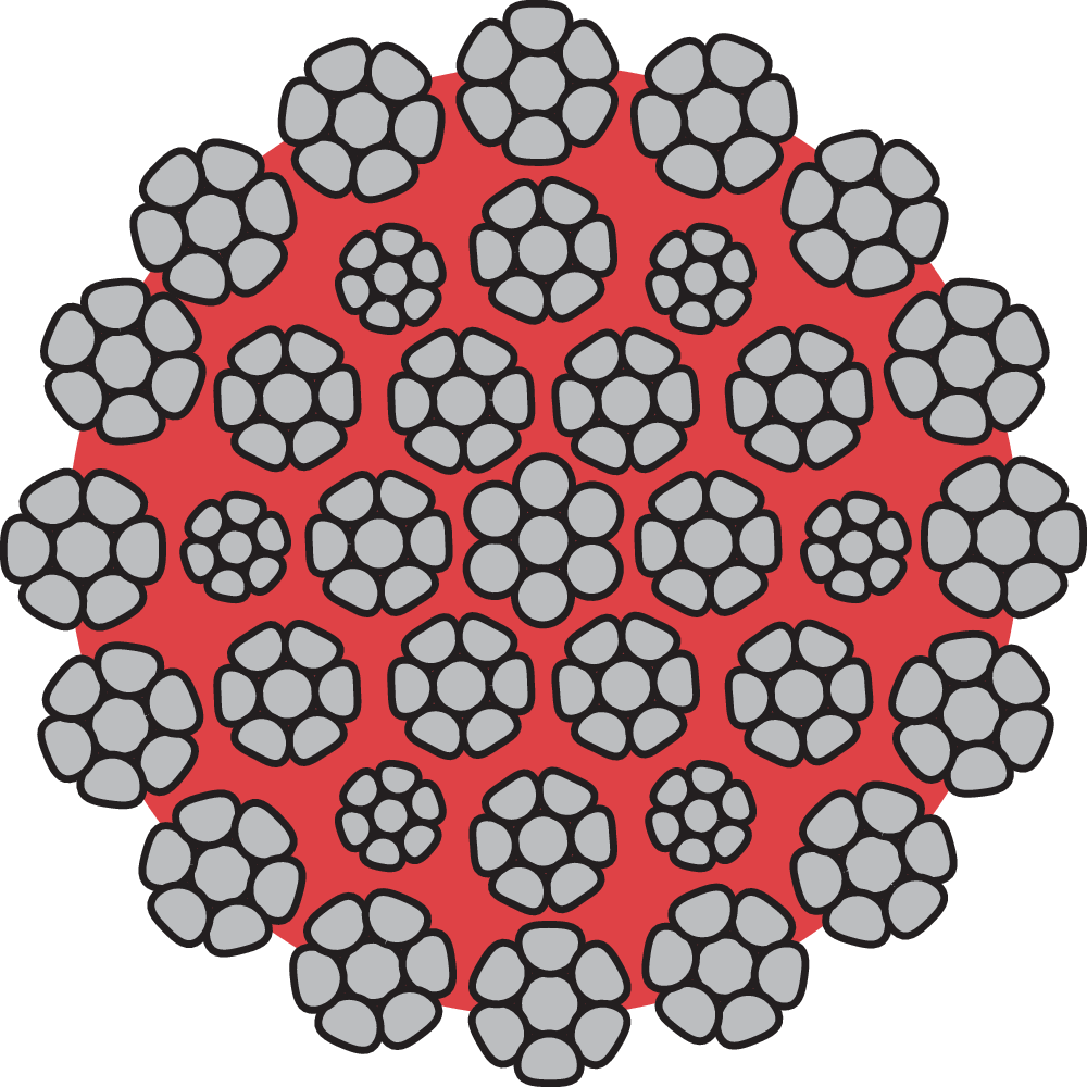 Teräsköysi Dyform 34LR/34LR-PI