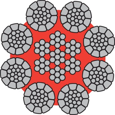 Teräsköysi Dyform 8/ Dyform 8-PI