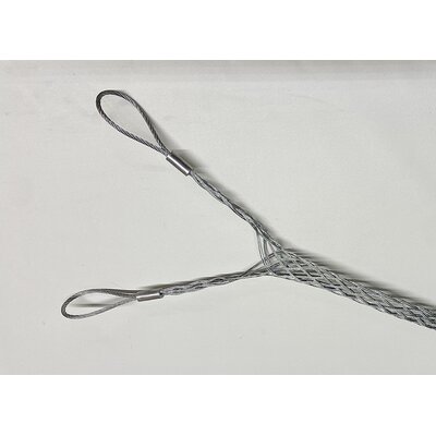 Cable pulling sock double loop