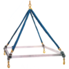 Lifting frame beam in rectangular finish. Ideal for lifting sheds, boats, containers etc.