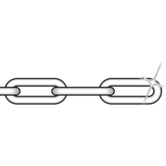 Chain DIN Stainless- Long Link Grade 2