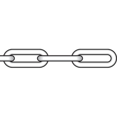 Galvanized long link grade 2 chain