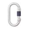 Steel screw-locking Karabiner