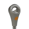 Designed to, combined with Nemag Quick Release Link, smoothly pass over cabel sheaves.