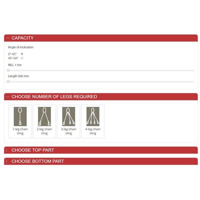 Build your own chain sling