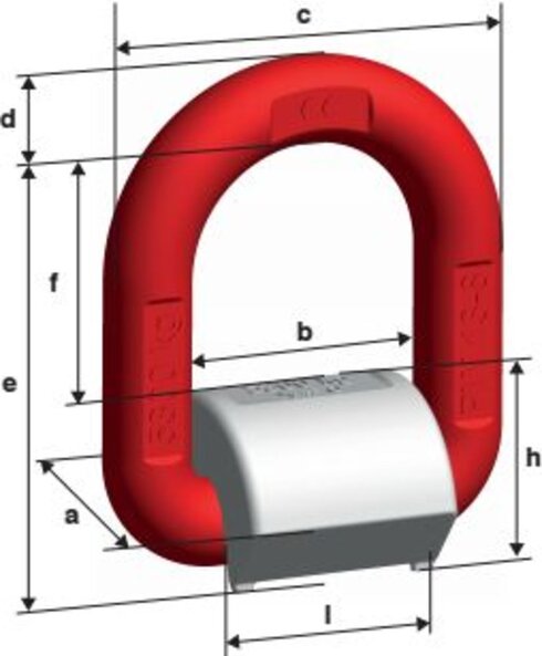 Lifting Point PLE-N Eta by Pewag measurements.