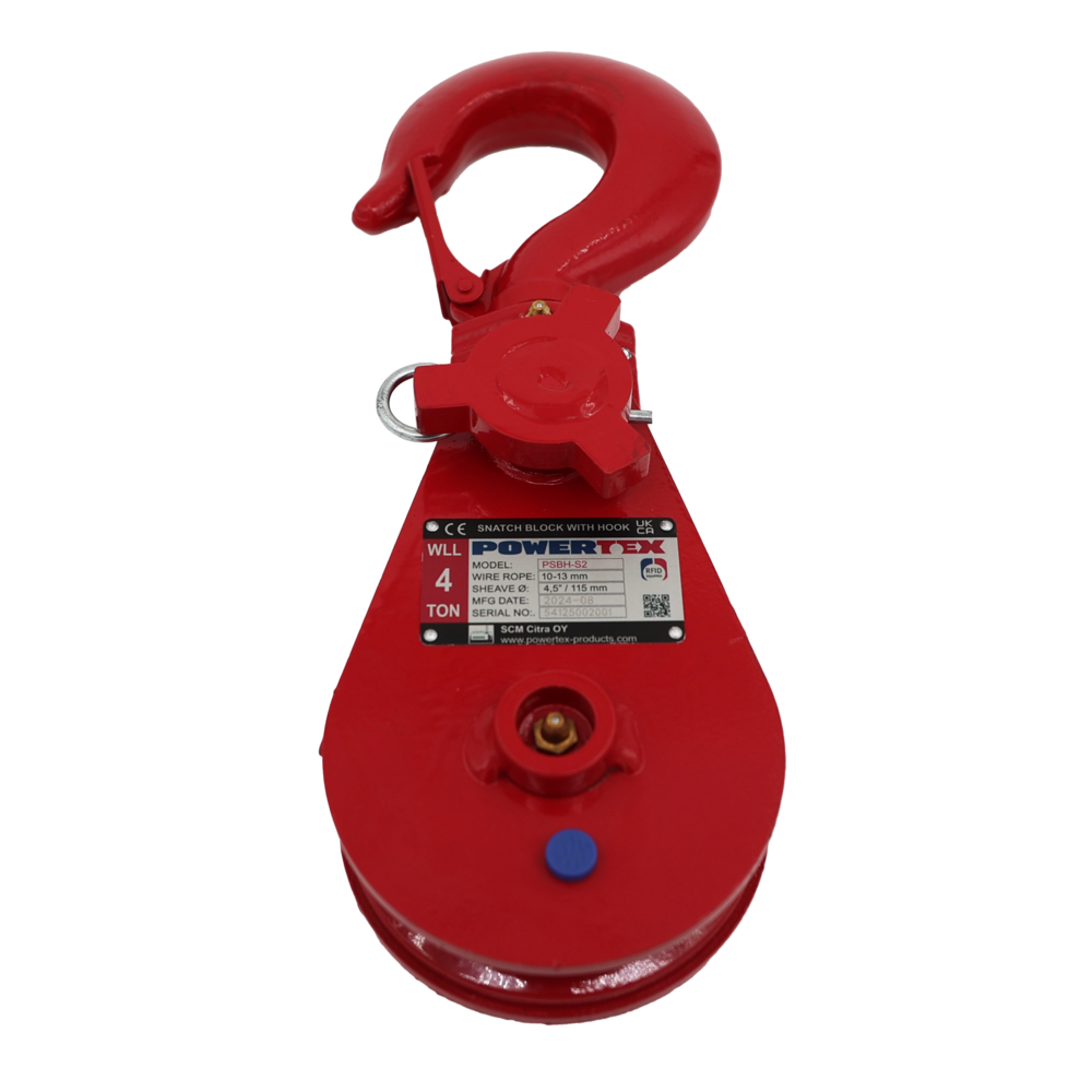 Väkipyörä POWERTEX PSBH-S2 - koukku