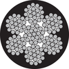 Wire rope Nylon/Polyamide-coated 1x19 Wire rope Nylon/Polyamide-coated 1x19