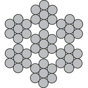Teräsköysi 6x7-IWS