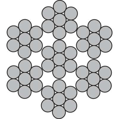 Teräsköysi 6x7-IWS