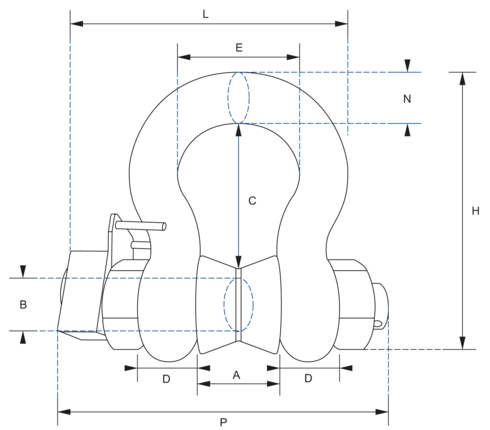 Wireless Loadshackle drawing