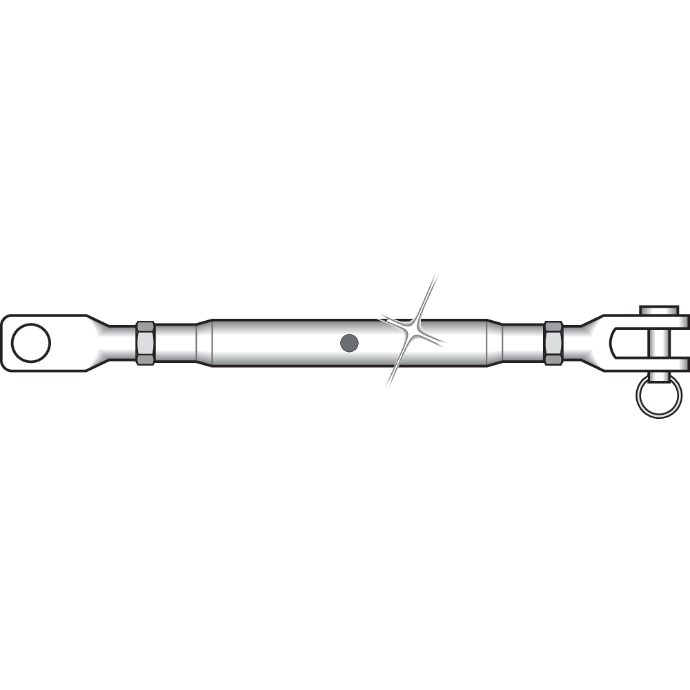 Turnbuckle SS - Jaw/Jaw