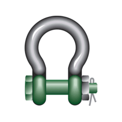 Polar Shackles G-5163 Polar Shackles Green Pin® G-5163
