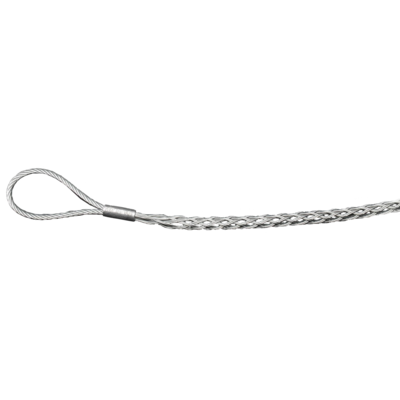 Cable grip with eye for wire rope pulling