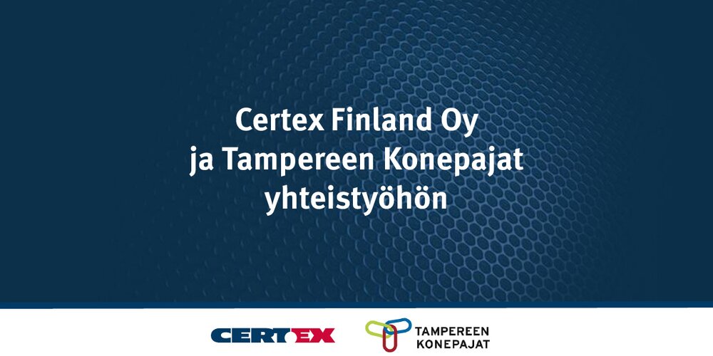 Certex Finland Oy ja Tampereen Konepajat sopimukseen nostoapuvälineiden toimittamisesta.