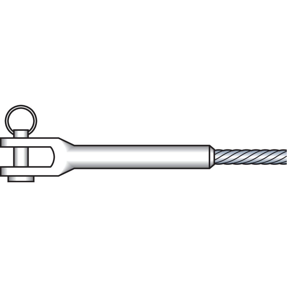 Clevis terminal