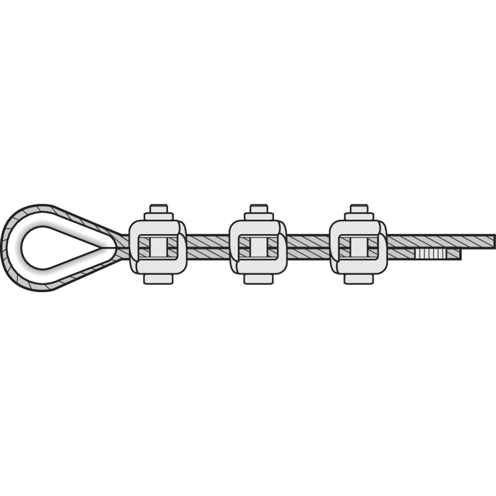 Wire rope clamp